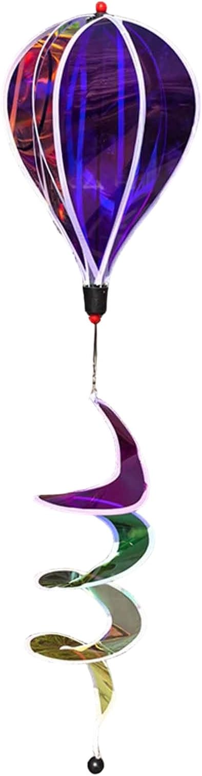 ダイナミックなビジュアル回転熱気球ウィンドスピナー 屋外装飾に最適 穏やかな風で動きを生み出すダイナミックスピナー