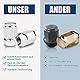 GAsuppply 20 x Radmuttern I 1/2 Zollx20 UNF Kegelbund I Kompatibel mit 1991-2019 Ford Explorer, 1964-2014 Ford Mustang, 1987-2018 Jeep Wrangler, 2002-2012 Jeep Liberty, 1993-2010 Jeep Grand Cheroke