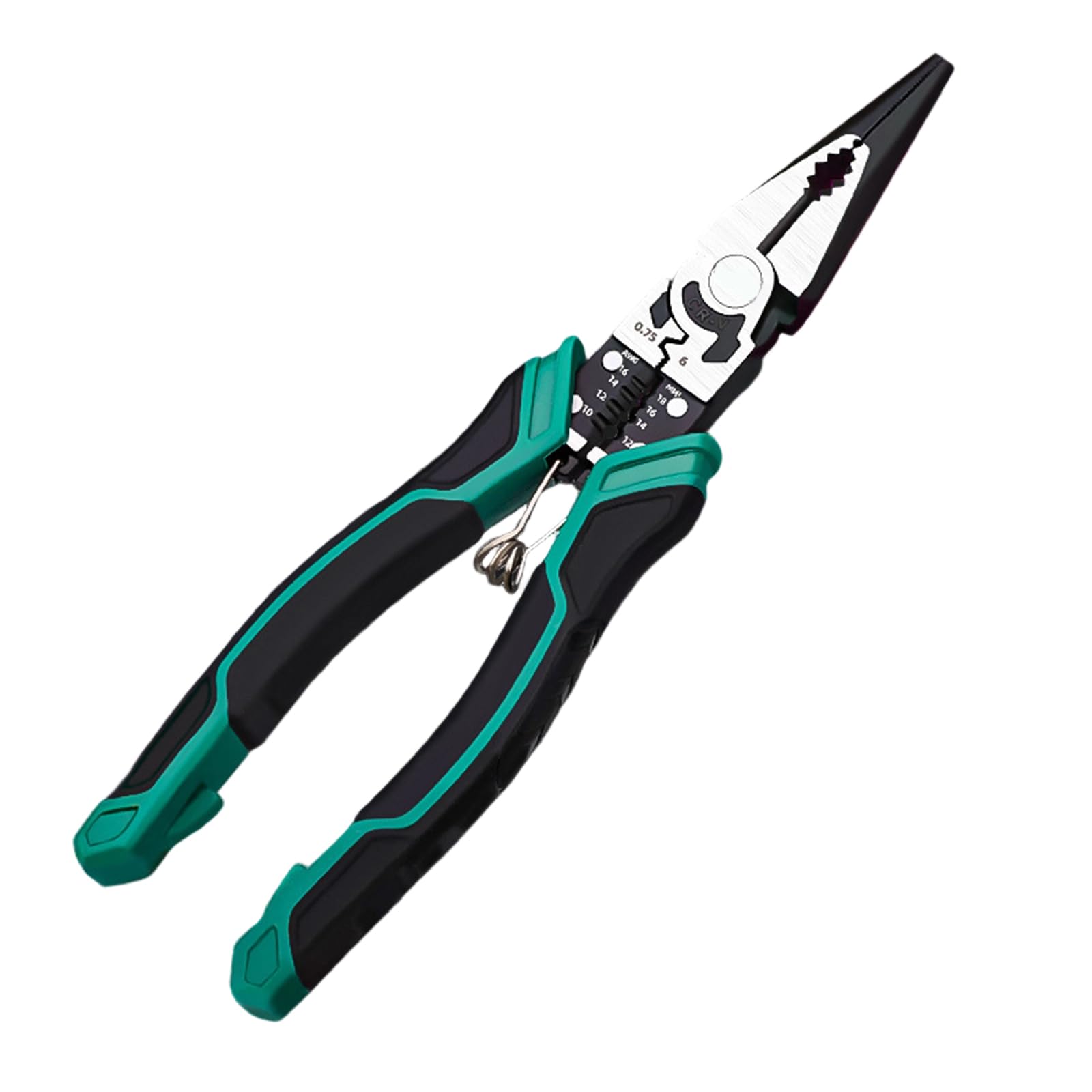 Zxfdsfdbnm Needle Nose Pliers 9Inch Multifunctional Diagonal Pliers Ergonomic Needle Nose Plier For Wire Stripping Crimping Holding In Electrical Work Ergonomic Pliers