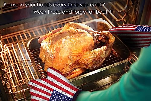 Image of KITCHEN PERFECTION Silicone Smoker Oven Gloves -Extreme Heat Resistant BBQ Gloves -Handle Hot Food Right on Your Smoker Grill Fryer Pit|Waterproof Oven Mitts Grill Gloves |Superior Value Set+3 Bonuses