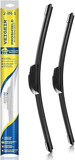 VEIGEIR 28" + 16" Windshield Wiper Blades for Nissan Altima 2013-2018 Maxima 2017-2019 - J/U Hook All-Weather 2 Pack