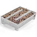 5" x 8" Pellet Smoker Tray 12 Hours of Billowing Smoke, Smoker Box for Gas Grilling,Cold Smoker Generator for BBQ,like Grill Tube BBQ Smoker Perfect for Hot Cold Meat, Cheese, Fish and Pork Smoking