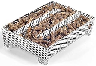 Buzzlett 12 Hours Pellet Maze Smoker Tray, Perfect for Hot or Cold Meat, Cheese, Fish and Pork Smoking, 5