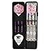 Black Scorpion CUESOUL Pink Ladies 23 Grams Steel Tip Darts with 2 Different Sets Aluminum Shafts
