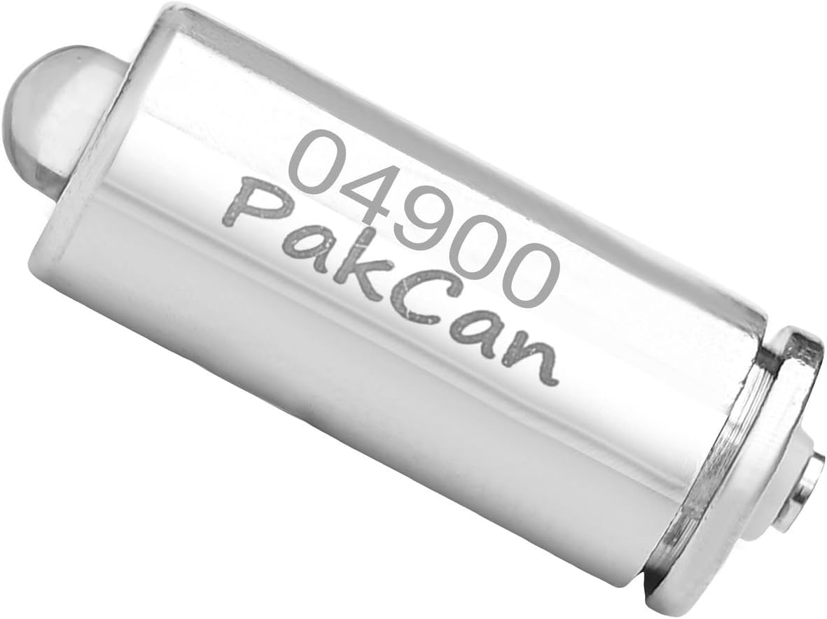 PakCan Compatible with Welch Allyn Halogen LED Replacement Bulb 04900U for 11720