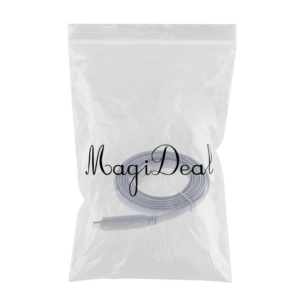 5.9Ft USB Type-C 3.1 to Rj45 Flat Adapter Console Cable for Cisco Router | Computer Cables & Connectors | Networking Cables & Adapters | Other Networking Cables