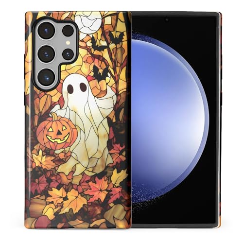 Coque Halloween Samsung S23 Ultra en verre coloré pour sublimer vos soirées d'automne