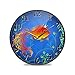 Produktbild TropicalLife Wanduhr, Ozean, Meer, Goldfisch, groß, nicht tickend, batteriebetrieben, leicht ablesbar, für Zuhause, Küche, Perlenzimmer, 30 cm