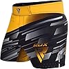 RDX MMA Blaze Shorts Stretch Clothing Training Cage Fighting Grappling Martial Arts Muay Thai Kickboxing Yellow