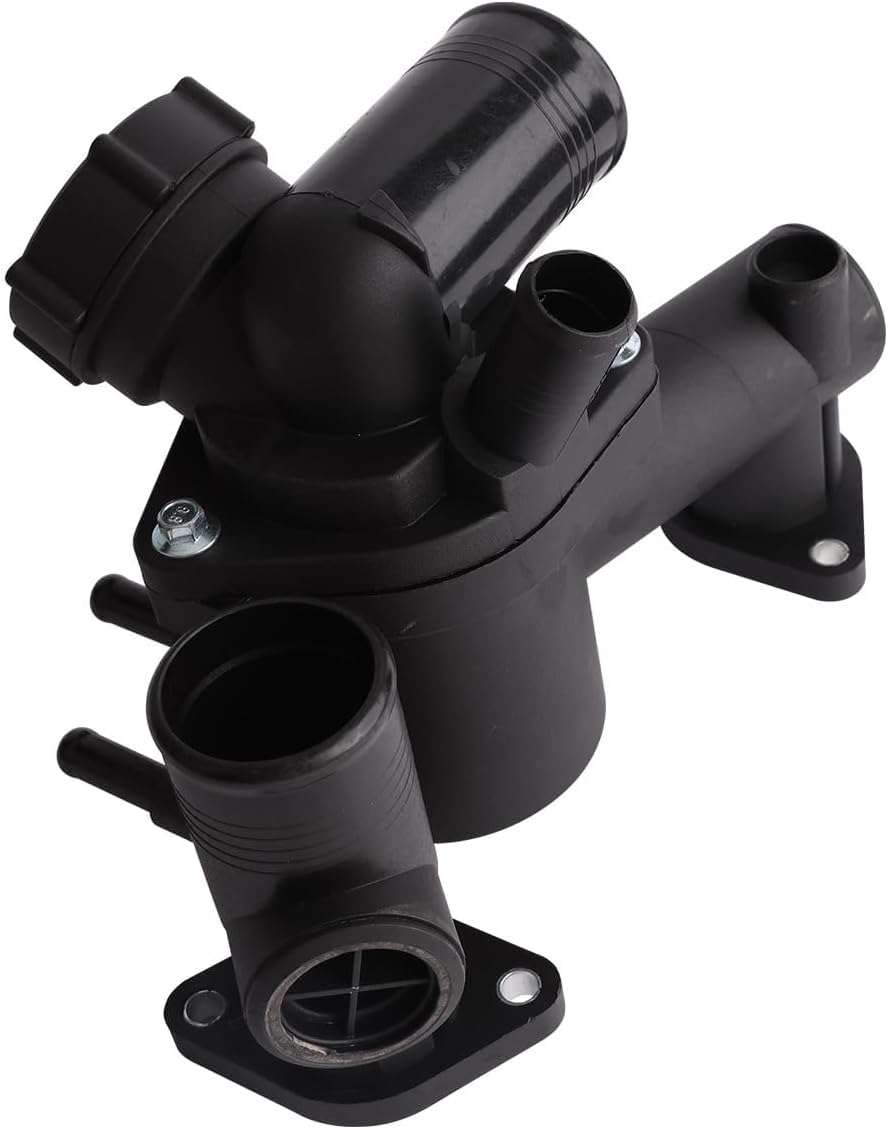 Engine Coolant Thermostat Housing Assembly Compatible with 2003-2006 Lincoln LS V8 3.9L 2003-2005 Ford Thunderbird V8 3.9L
