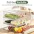 bealy 2 Pack Fridge Organizers and Storage with Pull out Drawer, Stackable Storage Drawer, Clear Refrigerator Organizers, BPA-Free for Freezer Kitchen Cabinet Pantry, 3.14QT