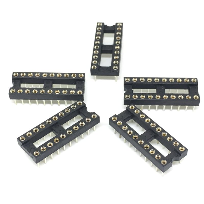 Wiring Connecting Terminals - 20P Round Hole IC Block 20P Round Hole chip Holder DIP-20 Socket DIP20