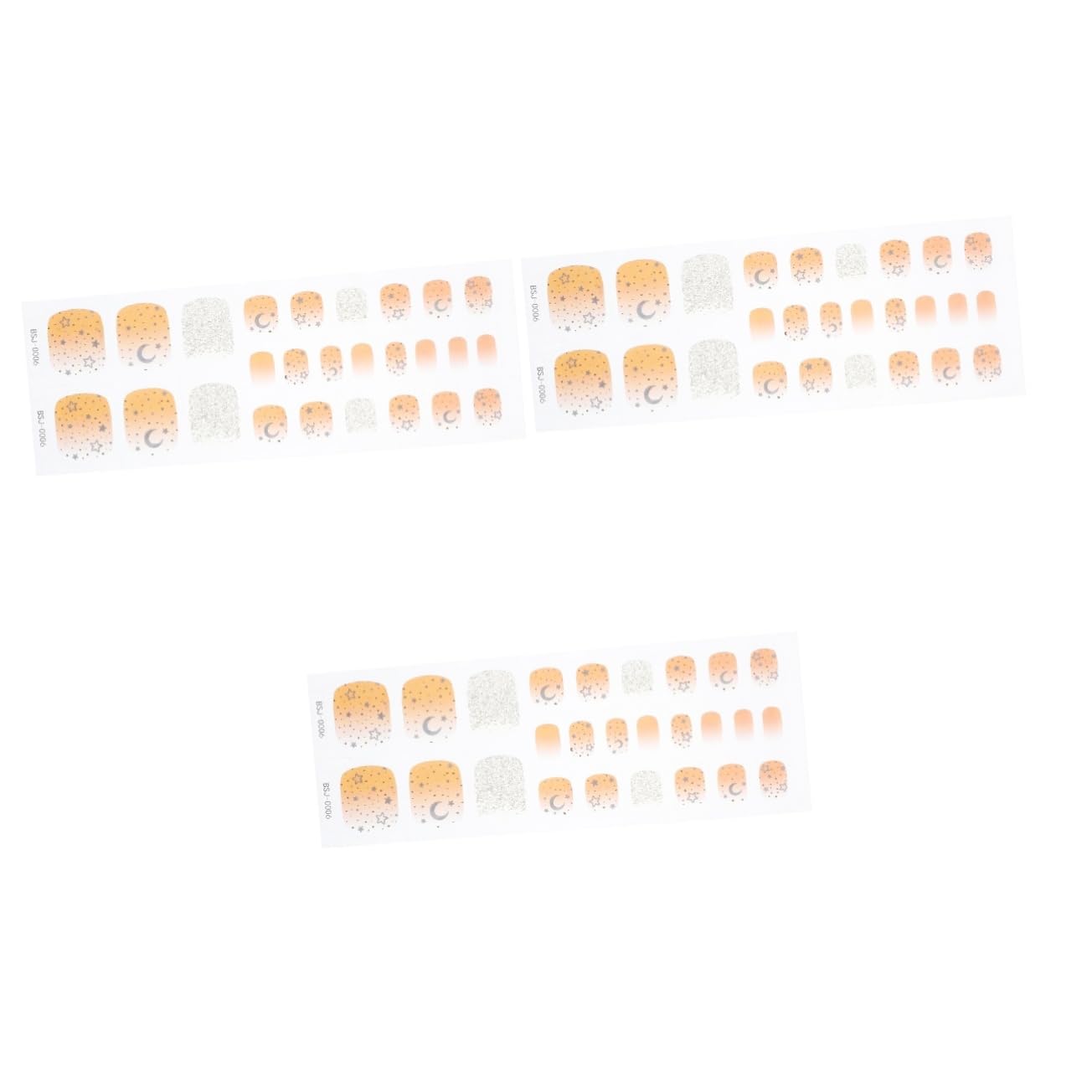 3 Juegos Pegatinas de Uñas de Gel para Decoración Incluye y para Bodas y Fiestas Diseño Elegante y Aplicación para Uñas de Manicura y Pedicura