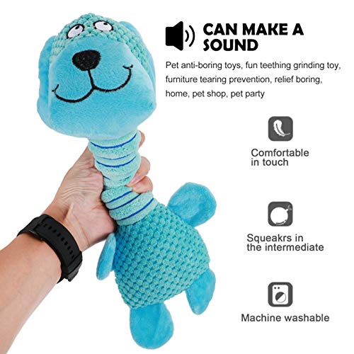 POPETPOP Cão Mastigar Brinquedos Interativos Brinquedos Do Cão de Pelúcia Em Forma de Cão Dentição B