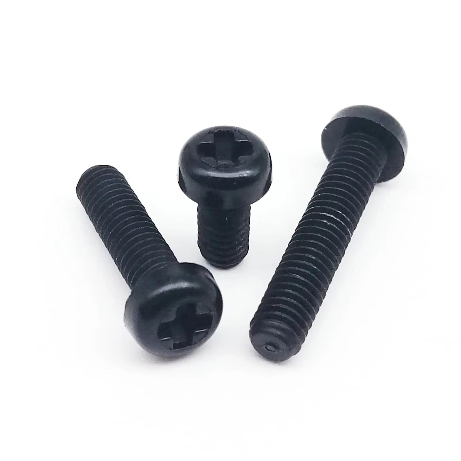 RC Décorations Modèles Pour Boulons 300 Pièces/boîte Kit D'assortiment De Vis Et Écrous À Tête Cylindrique Phillips Isolées En Nylon Et Plastique 10 Tailles M2 M3 Noir