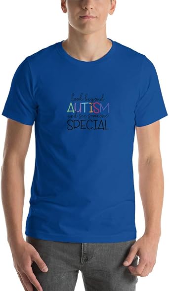 Printful Look Beyond Autism and See Someone Special Autism Speaks True Royal