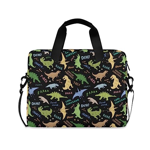 Étui de transport ordinateur 15.6 pouces dinosaure sacoche pc portable et housse tablette