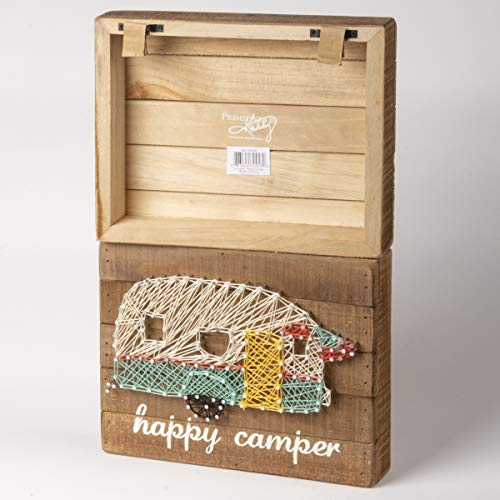 Primitives-by-Kathy-30458-String-Art-Wood-Box-Sign-10-x-8-Happy-Camper Primitives by Kathy 30458 String Art Wood Box Sign 10 x 8 Happy Camper