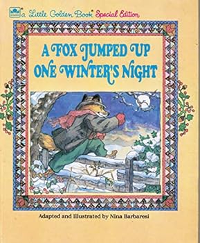 Hardcover A FOX JUMPED UP ONE WINTER'S NIGHT Book