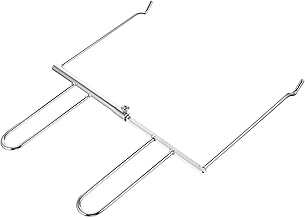 Hoement Selecionador De Forno Comida Turca Assadeira De Aço Inoxidável Suporte De Churrasco Portátil Suporte De Assadeira De Frango Pode Suprimentos De Forno De Frango Grelha De Forno