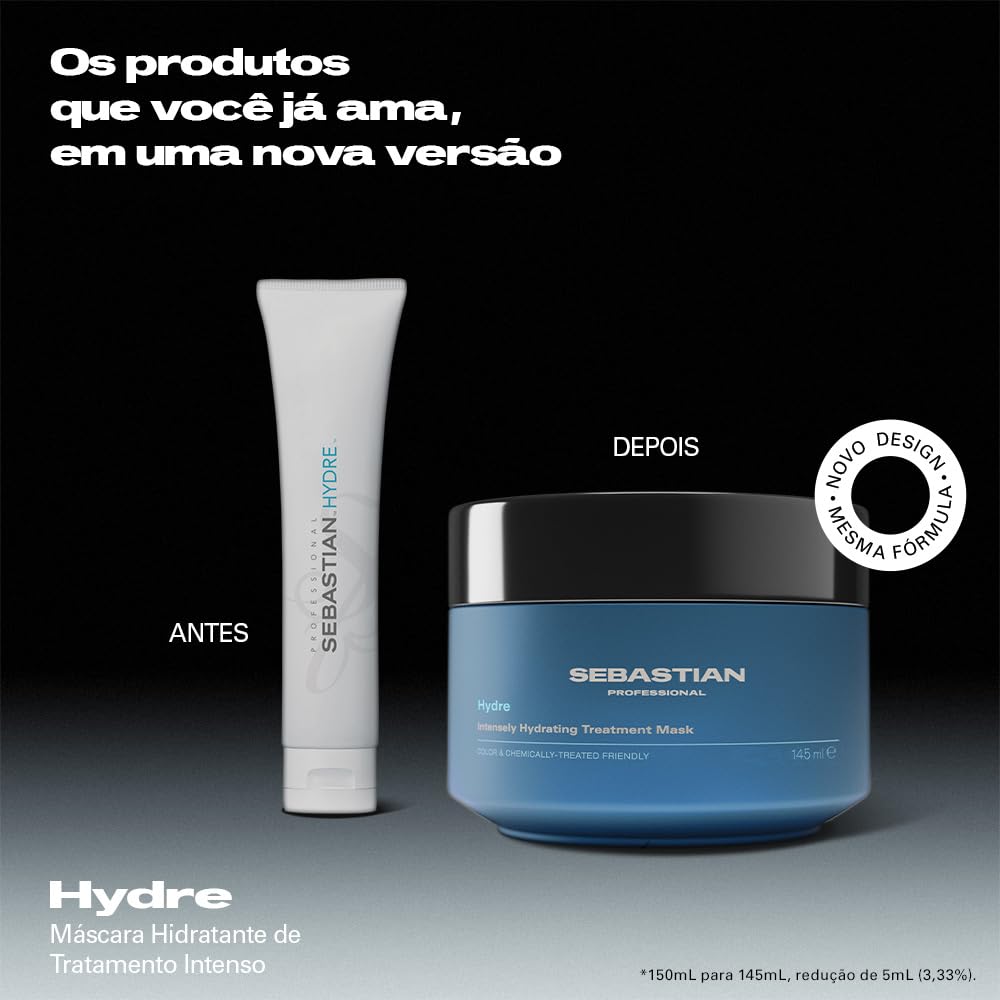 Sebastian Maschera professionale Hydre intensamente idratante – Maschera per capelli disidratati per capelli disidratati (145 ml)