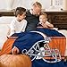 Striped hgdn Football Team Throw Blanket 60x50 Inches, Lightweight Warm Football Fans Fleece Blanket Gifts for Men Women
