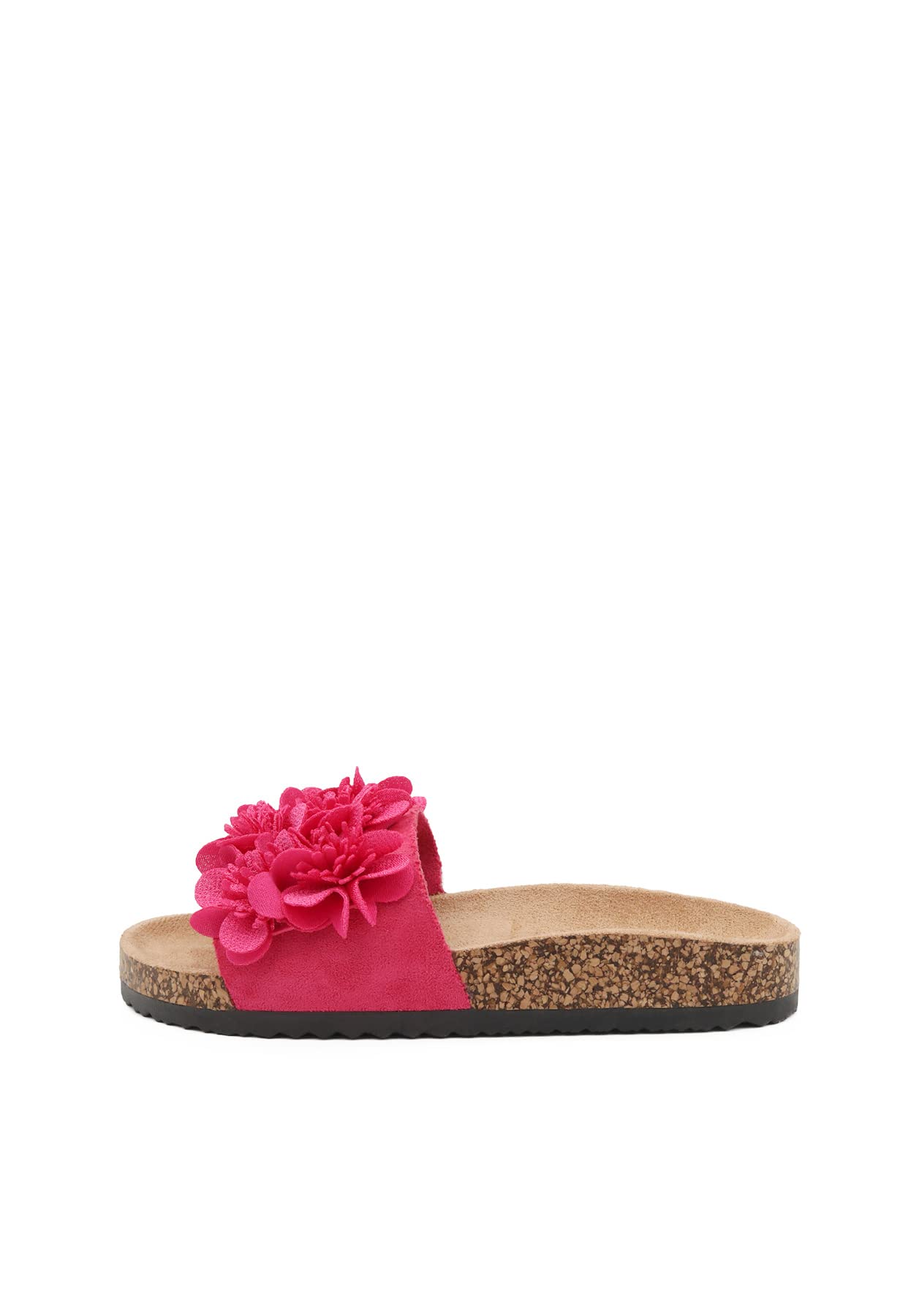 QUEEN HELENA Ciabatte a Fascia con Fiori Estive Donna R242