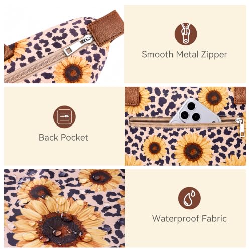 Image of Tote Bag for Women, Casual Hobo Foldable Shoulder Zipper Handbag