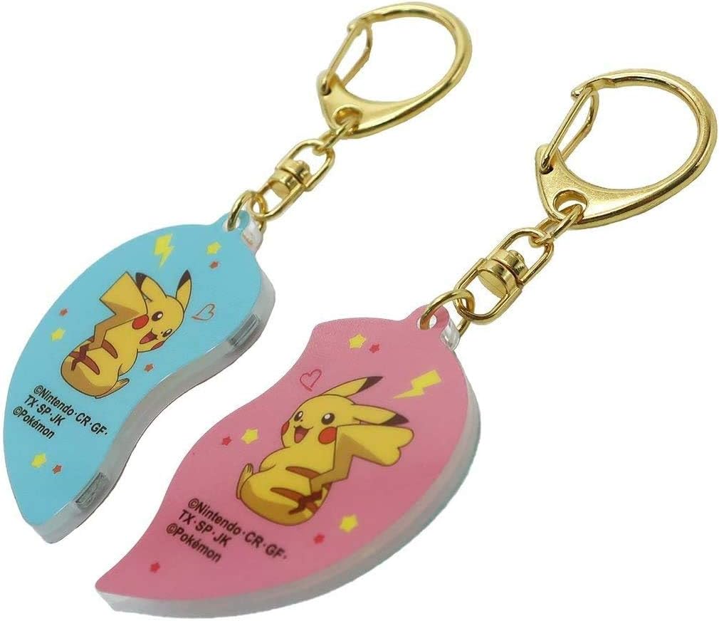 Amazon Co Jp ポケモン キーホルダー ペア アクリルキーホルダー ピカチュウ ピカチュウ メス ポケットモンスター シューズ バッグ