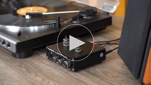 BOX X4 フォノプリアンプ 5725W真空管 MM対応 ヘッドホンアンプ Amazon.co.jp: Fosi Audio BOX X4フォノプリアンプ