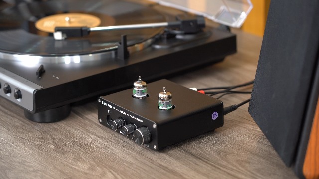 BOX X4 フォノプリアンプ 5725W真空管 MM対応 ヘッドホンアンプ Amazon.co.jp: Fosi Audio BOX X4フォノプリアンプ