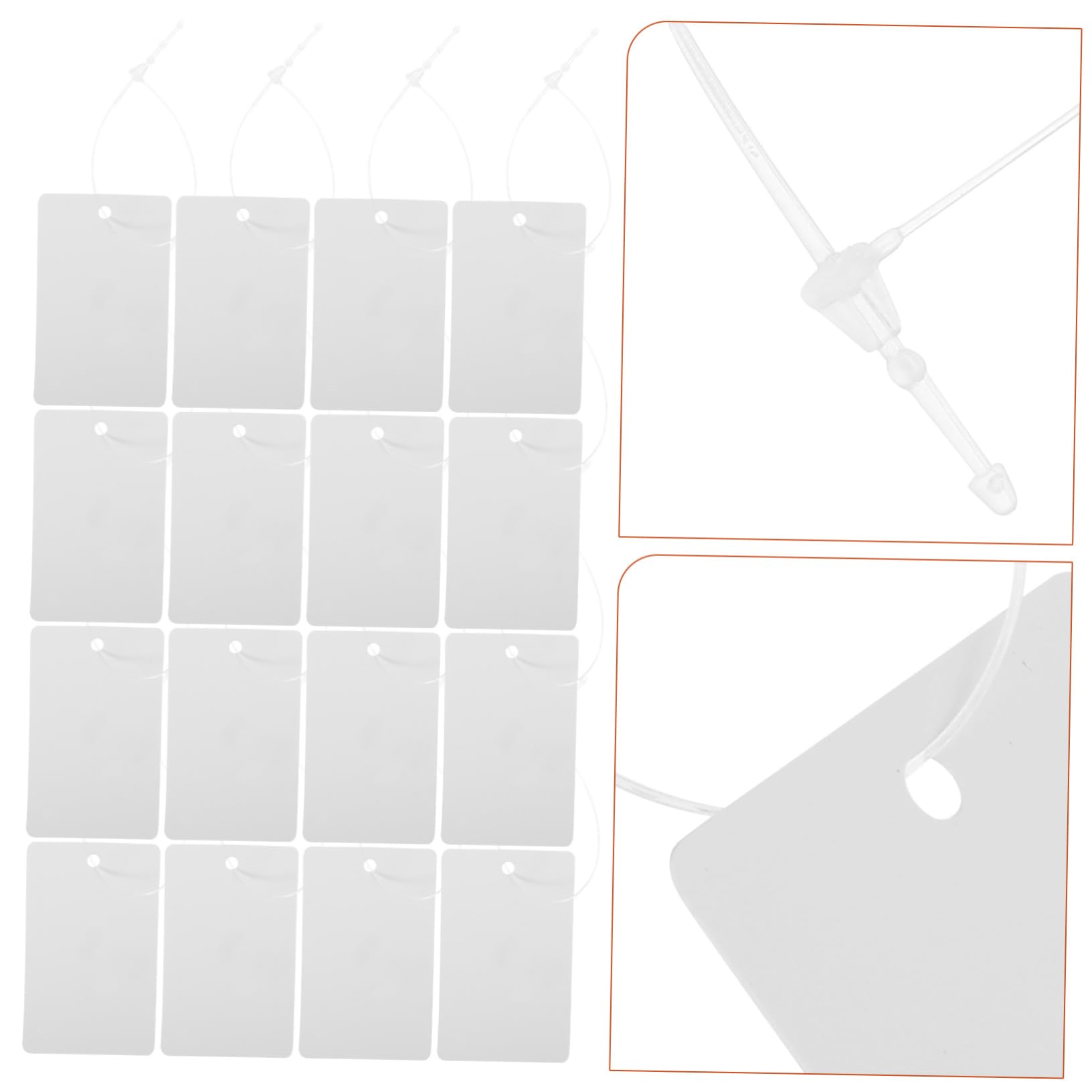 GLEAVI 800piezas Etiquetas De Plástico Para Ropa Etiquetas De Precio Resistentes y Personalizables Para Etiquetado De Mercancías y Comercio Diseño Elegante y Funcional