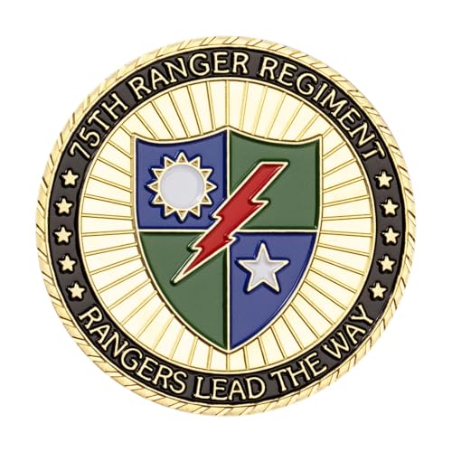 Moneda Conmemorativa 75th Ranger Regiment USA Oro miniatura 1