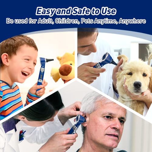 image for Scian Otoscope - Ear Scope with Light, Ear Infection Detector and Pock