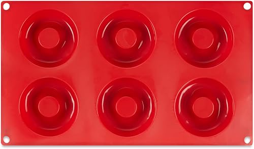 Miniatura 11 de AME D'ESSENCE Molde de silicona con forma de dalia para hornear, antiadherente, flexible, capacidad de 6 tazas (3.89 onzas), reutilizable y de grado