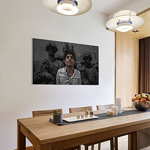 Mexican Drug Lord Ovidio Guzman Character Portrait Poster Gangster Character Poster (2) Wall Art Paintings Canvas Wall Decor Home Decor Living Room Decor Aesthetic 24X36Inch(60X90Cm) Frame-Style #TOP2