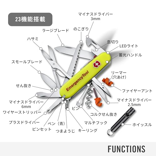 VICTORINOX(ビクトリノックス) エマージェンシーツール・レスキューツール 蓄光 多機能ナイフ の商品画像 9