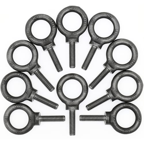 Image of 10 Pcs Lifting Shoulder Eye Bolts 5 /16 inch-18 X 1-1 /8 inch