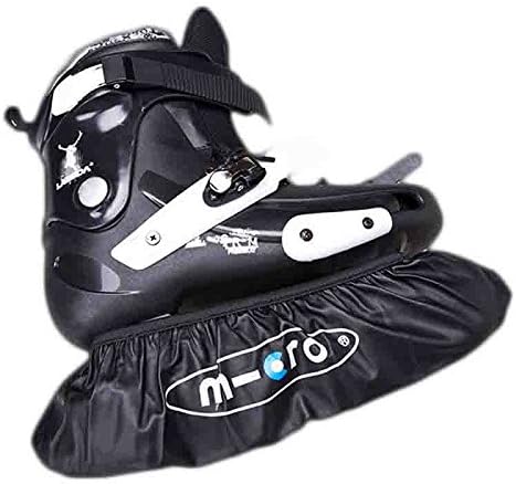 Shuxen(TM) 4 Wheels M-CRO Inline Skates Waterproof Leather Wheels Bag Roller Skating Shoes Cover Roller Holder Cover Wheels Set For SEBA