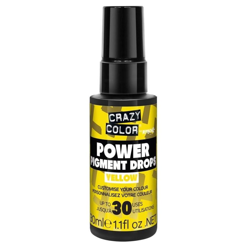 Crazy Colors - Yellow - Amarillo - Gotas Pigmento Puro - 30ml