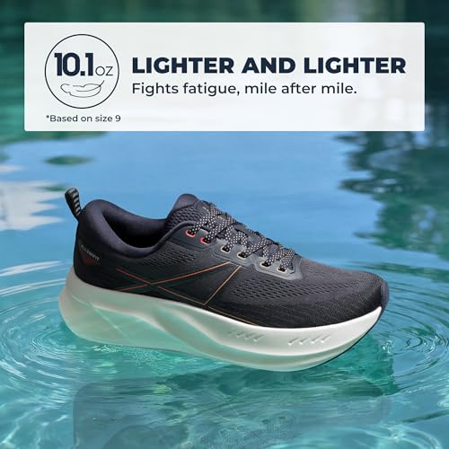 Image of ALLSWIFIT Men's Road Running Shoes Cushion Tennis Shoes Non-Slip Comfortable Lightweight Gym Workout Athletic Arch Support Walking Sneakers Active5K