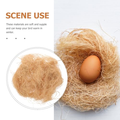 Image of 1 Bag Bird Nesting Materials Natural Raffia Grass for Nest Building for Bird Small Animals House Filler Paper for Boxes