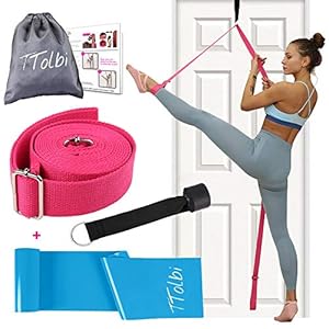 TTolbi-Leg-Stretcher-Stretching-with-Door-Stretch-Strap-for-Flexibility-Splits-Trainer-Dance-Equipment-for-Stretching-in-Ballet-Cheerleading-Gymnastics TTolbi Door Leg Stretcher: Stretching with Leg Flexibility Trainer, Dance Equipment: Splits Trainer Bands for Stretching in Ballet, Cheerleading, Gymnastics, Cheer Stuff, Door Stretch Strap