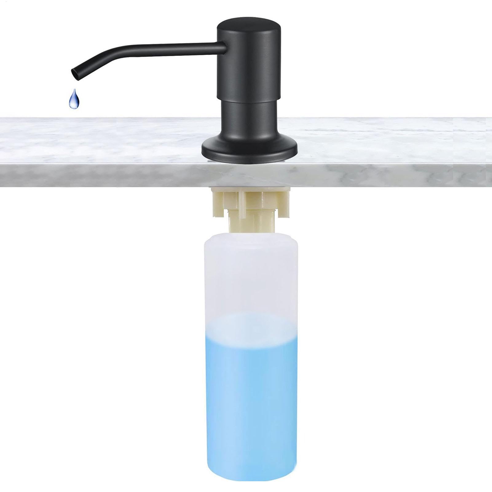 Dozownik myd?a do zlewu kuchennego, dozownik myd?a w p?ynie, butelka 350ml/500ml, obrotowy 360°, pojemnik ?rodek do mycia naczy?, narz?dzie domowe do codziennego mycia naczy? i u?ytku w spi?arni