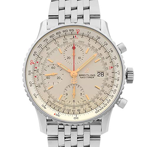 Breitling Navitimer 1 Chronograph Automatic Silver Dial Men's Watch A13324121G1A12
