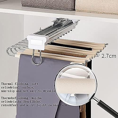 Porte pantalon coulissant pour un dressing ordonné chaque matin - 3