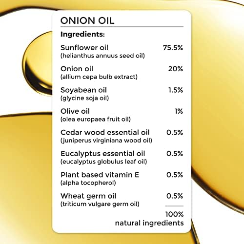 Image of Brillare 20% Onion Hair Oil for Hair Fall Reduction with Goodness of Cedar Wood & Sunflower | Visible Hair Fall Reduction in 15 Days (Pack of 2)