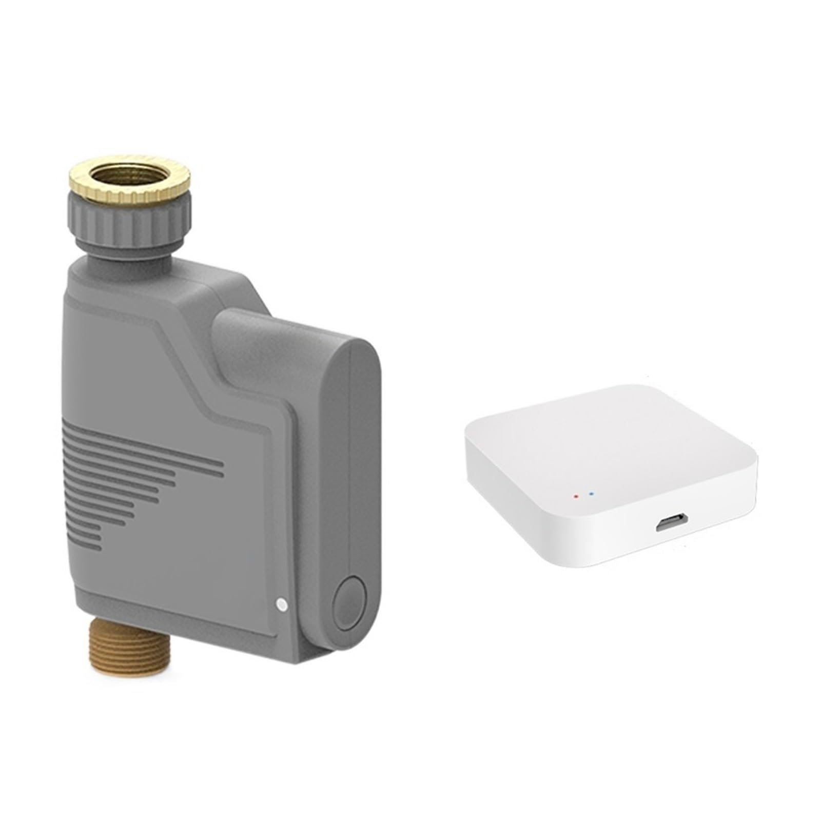 Tuya ZigBee Water Flow Meter Wireless Watering Valve Timer Programmable Hose Faucet Smart Sprinkler Water Conservation(Sprinkler Kit)