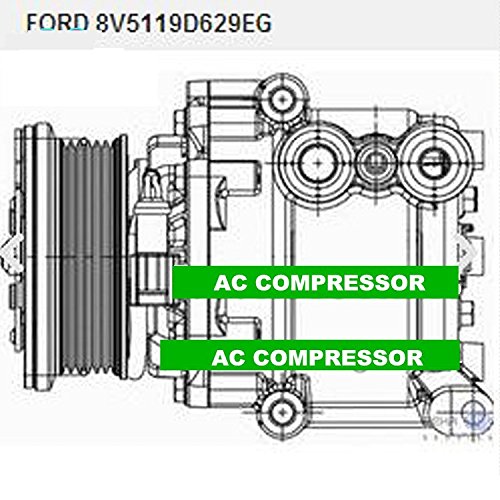 Gowe climatizzatore compressore per auto per Ford