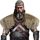 ACCESSOIRE DE DÉGUISEMENT : Va parfaitement avec les guêtres et les protège-bras en fausse fourrure, c'est l'ensemble de costume parfait pour le cosplay viking, et vous pouvez le porter pour une soirée de déguisement d'Halloween et de Carnaval, le Comic-Con, le Cosplay, ou pour la mise en scène dramatique et de l'opéra